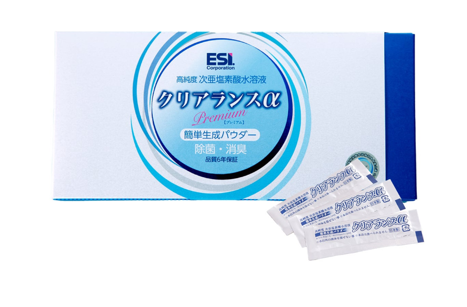 【除菌製品】災害除菌対策の備蓄にも使える次亜塩素酸水溶液 | ESI株式会社